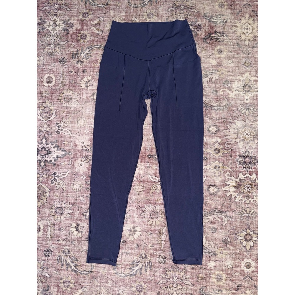 OFFLINE by Aerie Real Me‎ High Rise 7/8 Leggings Navy Blue Pockets Size Medium
